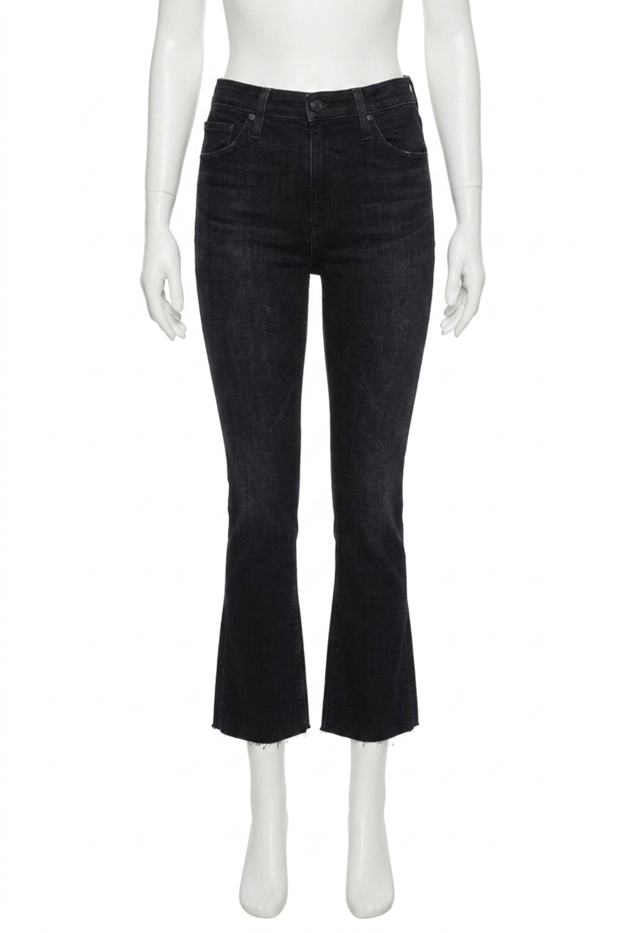 NEW AG JEANS jodi flare crop in holloway wash